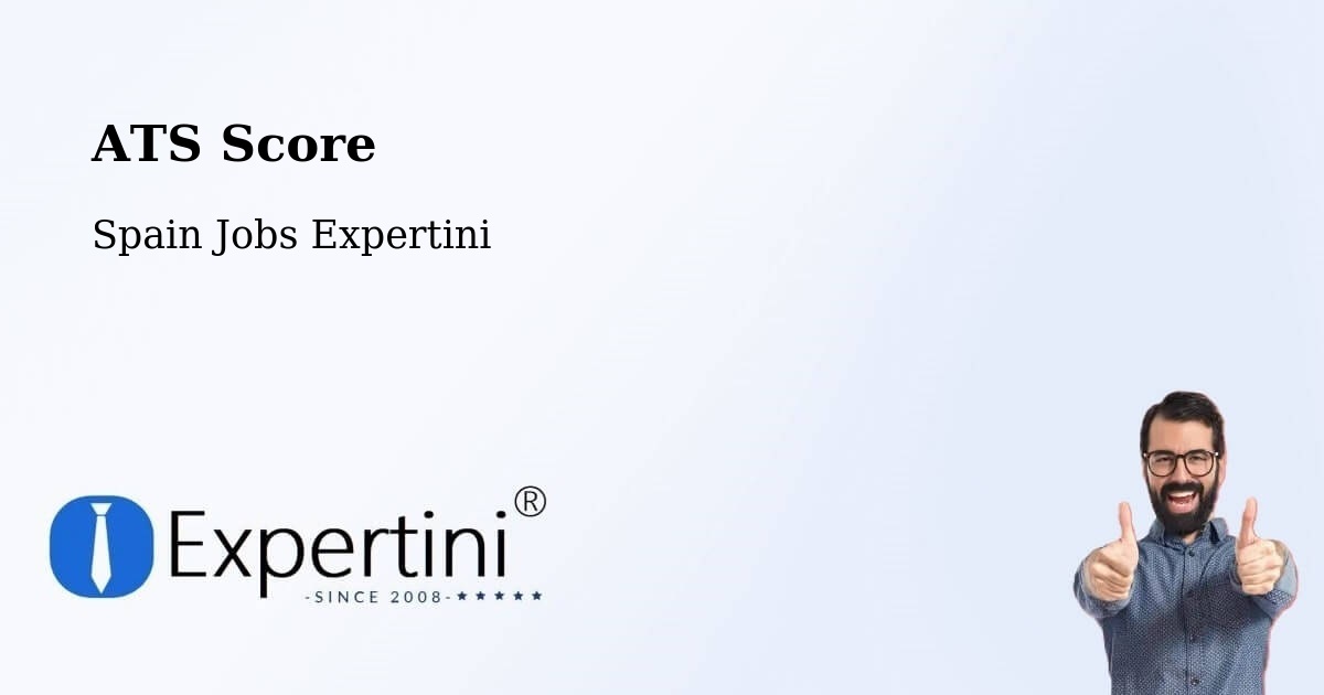 Resume ATS Score & Job Description Match Tool – Cortes - Spain Jobs Expertini