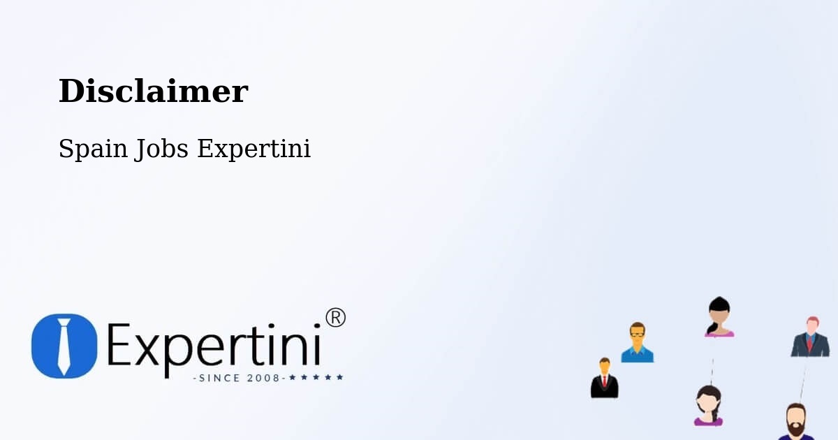 Disclaimer – Cortes - Spain Jobs Expertini