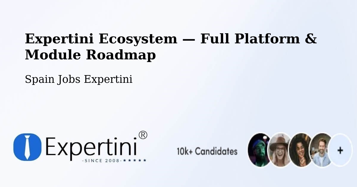 Expertini Ecosystem — Full Platform & Module Roadmap – Cortes